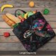 thumbnail image 5 of Fotbe Colorful Plant Turtle A Bolsa Tote con Estampado para Mujer, Bolsos con Cremallera, Bolsa de Hombro Casual de Gran Capacidad con Bolsillos Internos, 5 of 7