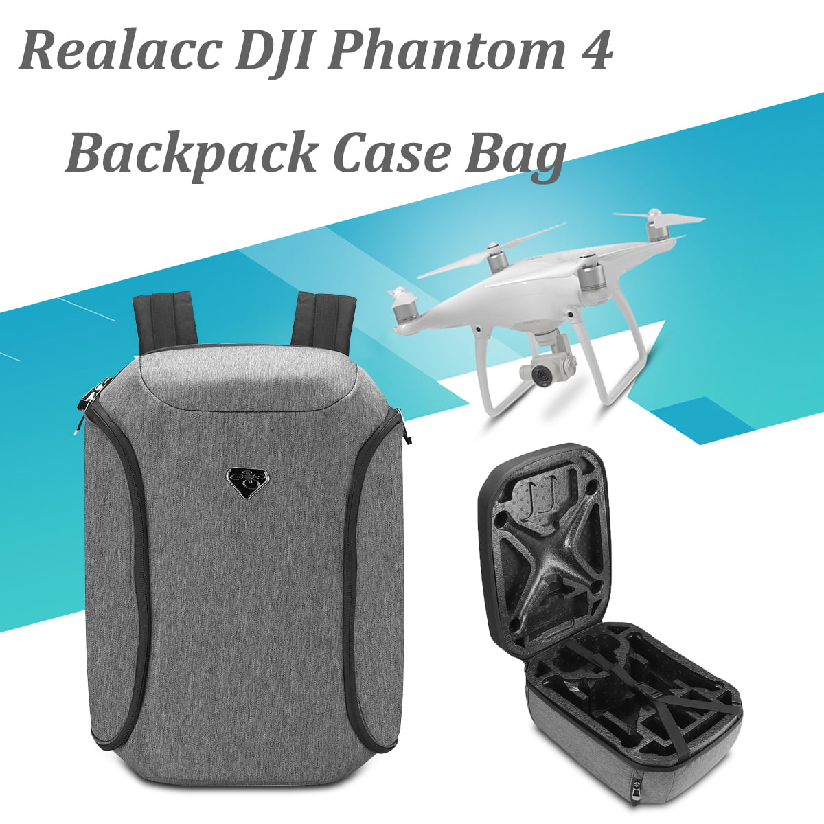 DJI Phantom 4 3 Backpack Shoulder Bag Wear-resistant Waterproof for RC DRONE