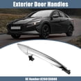 thumbnail image 2 of Unique Bargains Front Right Car Exterior Outside Door Handle Fit for Hyundai Elantra 2011-2016 No.826613X000,Silver, 2 of 7