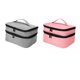 thumbnail image 1 of 2 piezas Estuche de transporte para esmalte de uñas Bolsa Protección del medio ambiente Maquillaje de viaje rosa gris Yuyangstore Estuche de transporte de esmalte de uñas, 1 of 8