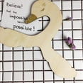 thumbnail image 4 of LEEYNEERAdorable Swan Shape Clothes Hangers for Kids Room Beige Color Synthetic Material 2 Pieces, 4 of 8