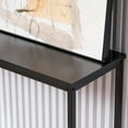 thumbnail image 6 of Ktaxon Modern Multifunction Console Table Sofa Table TV Stand with Sturdy Metal Frame in Entryway,Living Room,Hallway,Black Finish, 6 of 10