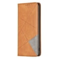 thumbnail image 2 of For Xiaomi Redmi Note 13 Rhombus Texture Magnetic Leather Phone Case(Yellow),iPhone 16 Pro, 2 of 7