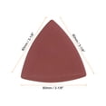 thumbnail image 2 of Uxcell 100 Packs 400 Grits 80mm Aluminum Oxide Triangular Hook & Loop Sandpapers Sanding Pads, 2 of 6