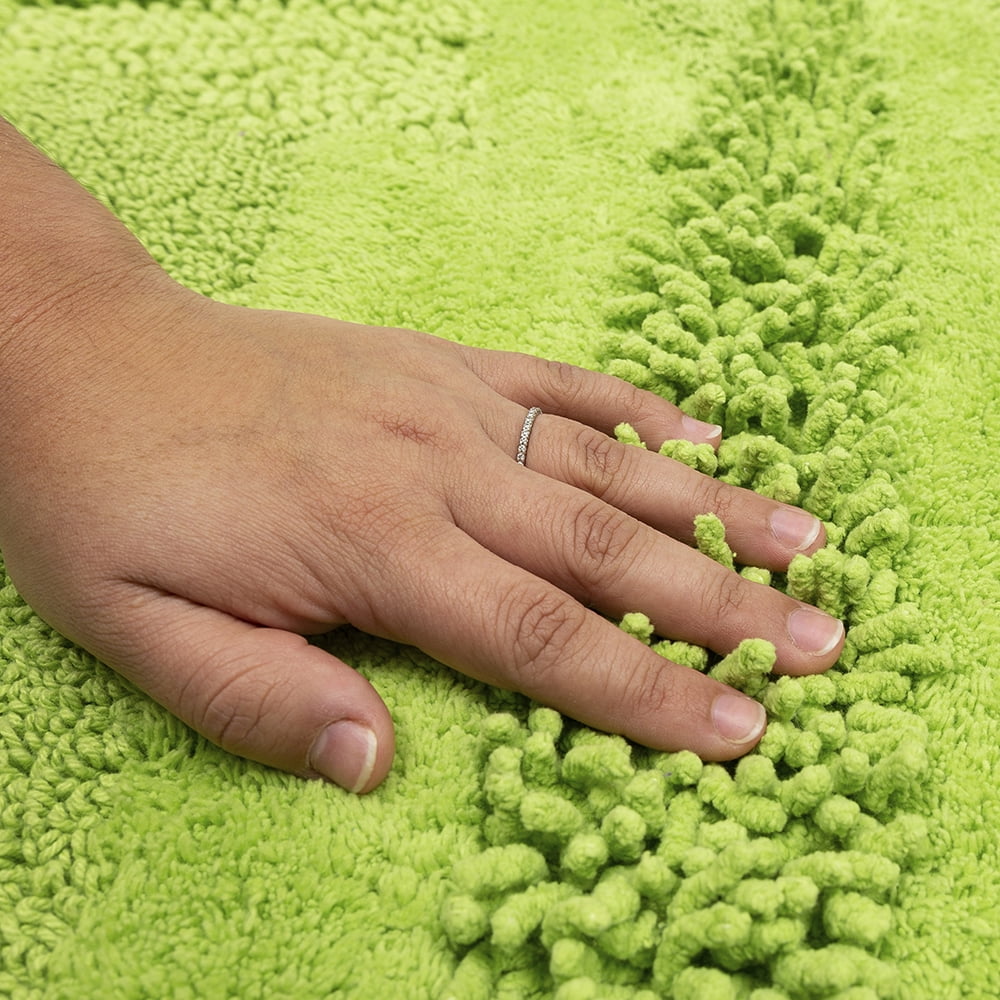 Mohawk Home Composition Cotton Bath Mat, Fiesta Lime, 2' 3" x 3' 9"