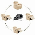 thumbnail image 2 of 2PCS Plastic Recliner Release Pull Handles Oval Plastic Sofa Chair Replacement Parts Without Cable Fits 3mm & 6mm Cables, 2 of 6