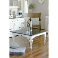 thumbnail image 5 of Indoor Furniture Square Coffee Table - White & Brown, 5 of 8