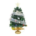thumbnail image 2 of HomeKingdee Small Mini Table top Christmas Tree Little Prelit Christmas Tree Decorated Gift Boxes and Hanging Ornaments for DIY Christmas Decoration, 2 of 6
