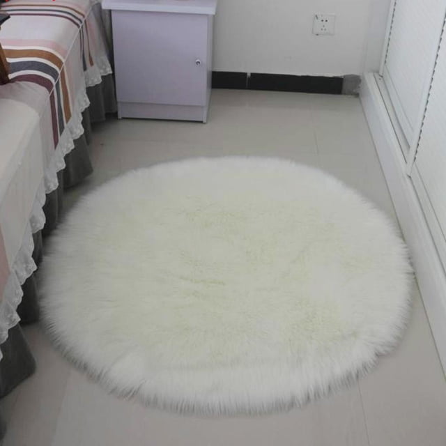 Almohada de suave de 1 nivel, alfombra de piso de , dormitorio, do de piso del comedor, elegir color Beige Macarena Alfombra Shaggy Area