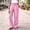 Pink, variant on BUIGTTKLOP Womens Pants Summer Dressy Boho Wide Leg Pants Flowy Straight Leg Trouser Beach Travel Vacation Outfits