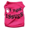 thumbnail image 1 of Fashion Pet Vest Summer Breathable Comfortable New Text Pattern Dog Cat Clothing, 1 of 4