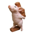 thumbnail image 2 of Estatua de Cerdo Strade Fareast Limited Figura de Escritorio Artesanía Adorno de Cerdo, 2 of 7