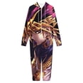 thumbnail image 3 of Yu-Gi-Oh Unisex Onesie Pajamas Zipper Jumpsuit Hooded One Piece Sleepwear for Family Mens Womens, 3 of 7