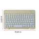 thumbnail image 3 of Teclado Inalámbrico Portátil Bluetooth Xihbxyly con Tapa Redonda y Panel Posterior Color para Pc y Tablet Android, 3 of 6