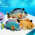 thumbnail image 4 of 30CM Simulated Fish Plush Crossbody Bag 3D Crucian Carp Parrotfish Stuffed Fish Coin Purse Shoulder Bag, 4 of 7