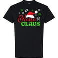 thumbnail image 3 of Inktastic Nana Claus with Christmas Santa Hat and Snowflakes T-Shirt, 3 of 5