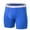 1Pack:Blue, variant on TANBOM Men's Nylon Stretch Long Leg Breathable Boxer Briefs Underwear, Blue, 1-Pack, L