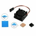 thumbnail image 7 of Cooling Square 1/2 Dual Fan Single Fan with Heatsink for Raspberry Pi 3B/3B+, 7 of 7