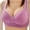 Purple, variant on SROBPTY Womens Bras, Wireless Push Up Solid Gathered Together Daily Bra Underwear No Rims Beige