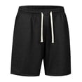 thumbnail image 2 of Men's Sweat Shorts 8" Athletic Shorts Pro Workout Gym Lounge Shorts for Mens with Pockets (Black,S), 2 of 6