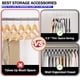 thumbnail image 3 of GVTECH Ganchos de Terciopelo con Clips, Ganchos de Clip de Metal para Pantalones, Perchas de Terciopelo con Muescas para Pantalones, Faldas, Traje, Vestidos y Camisas de Gancho, 3 of 6