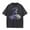 #02 Black, variant on Busydd T Shirts for Men Fashion Casual Short Sleeve Summer Tops Comfy Breathable Cotton Mens T-Shirts Versatile Round Neck Graphic Tees XL