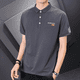 thumbnail image 2 of Camiseta polo informal de algodón de verano de alta calidad para hombre, estilo vintage, elegante, con cuello, estilo urbano, 2 of 5