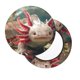 thumbnail image 2 of Balery Colorful Axolotl Underwater Fundas de asiento para taburete de bar redondo de tela de terciopelo ajustables que protegen de arañazos y manchas para sillas de 14 a 17 pulgadas.-13 inch, 2 of 7