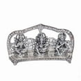 thumbnail image 4 of Silver Plated Laxmi Ganesha Saraswati Murti LGS Metal Statue Decorative Showpiece Figurines Religious Idol Sculpture for Decoration & Pooja Gifting Purpose, 4 of 4