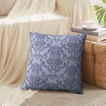 thumbnail image 4 of LALILO Throw Pillow Covers Damask Damask Antique Art Backdrop Cushion Cover 18" x 18", 2 Pack, 4 of 6