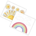 thumbnail image 1 of PTOOTP Window Stickers For Home Decorative Glass Sticker PVC Easy to Remove for Renters 2 Sheets, 1 of 7