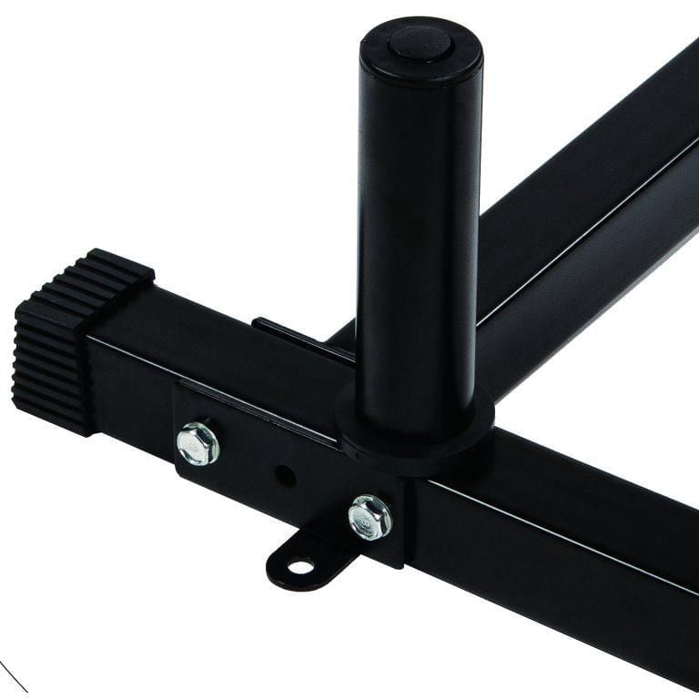 Everyday Essentials 500-Pound Capacity Multi-Function Adjustable Squat Stand with Pull Up Bar and Weight Holders