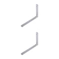 thumbnail image 2 of Cateissary 4 Uds soporte L soportes de esquina soportes de ángulo de unión estante montado en la pared soporte de partición estantería muebles Type7 NO7, 2 of 6