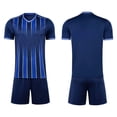 thumbnail image 4 of Baby Boy Outfits 2 Piece Athletic Solid Print Short Sleeve Crew Neck T-Shirt Top And Shorts Daily Wear Baby Boys' Clothing Sets, 4 of 5