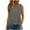 Dark Gray, variant on AherBiu Camisole Tops for Women Square Neck Wide Strap Summer Casual Ruched Loose Tank Tops Sleeveless Tshirts