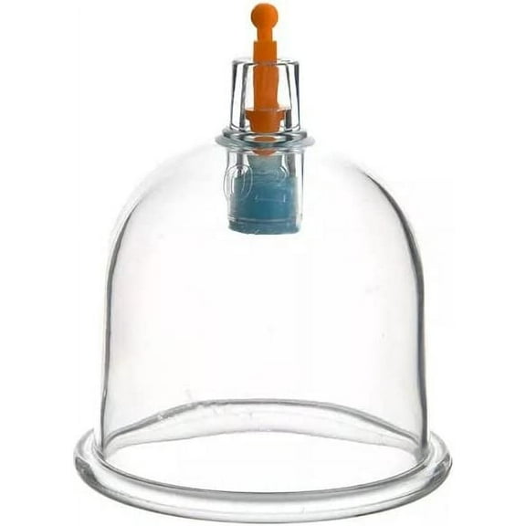 AHCS Cupping Therapy Vacuum Suction Disposable Hijama Cups Chiropractor Acupuncture Physiotherapy - Multiple Sizes - Free Cupping Gun One Pcs Express Delivery Worldwide (100, B2)