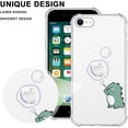 thumbnail image 2 of Cute Dinosaur Phone Case for iPhone 17e/iPhone 16e 6.1", Kawaii Cartoon Animal Cases Funny Aesthetic Clear Cover, Soft Four Corners Shockproof Protective Funda for iPhone 17e/iPhone 16e, 2 of 5
