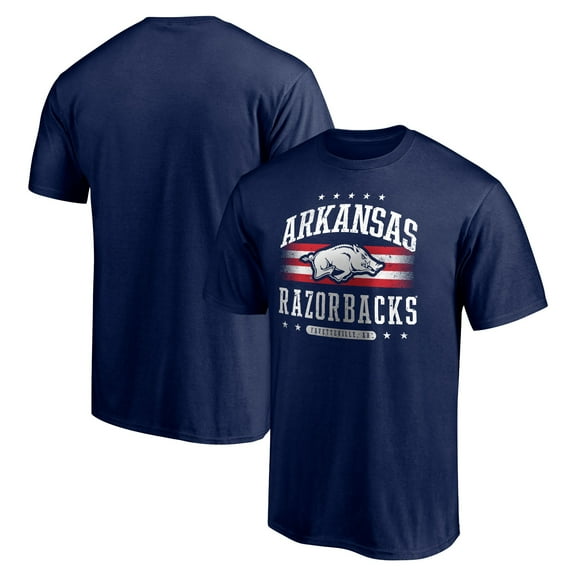 Men's Navy Arkansas Razorbacks Americana T-Shirt