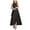 Black, variant on Girls Dresses Tween Halter Tie Back Tiered Ruffle A-Line Flowy Dress Summer Sleeveless Sundress(Purple,12-14Y)