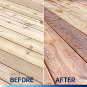 SEAL-ONCE NANO Flat Clear Water-Based Premium Wood Sealer 1 Gallon - Outdoor Use