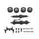 thumbnail image 5 of Accesorios para coche teledirigido 1/10, juego de piezas de coche de juguete, montaje de fijación de dirección, modelo de repuesto, eje de transmisión Negro, 5 of 8