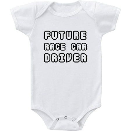 

Future Race Car Driver Baby Infant Toddler Bodysuit One Piece 24 Months