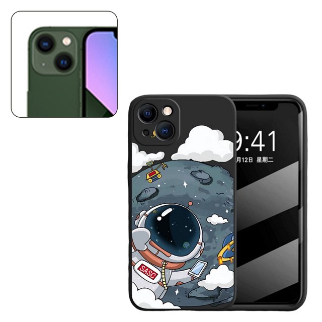VONKY Anime Back Covers Drop-proof Full-wrap Anime Graffiti for 13/13 Pro/13 TYPE7