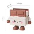 thumbnail image 3 of Cute Animation Snack Shaped Pen Container Desktop Storage Organizer With Adorable Facial Details For Office School Home Decor, 3 of 6