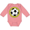 thumbnail image 3 of Inktastic Soccer Ball Sports Boys or Girls Long Sleeve Baby Bodysuit, 3 of 5