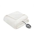 thumbnail image 2 of Plush Electric Blanket Throw for Cold Weather Multi-Level Heat Settings Controller, Secure Comfort Low EMF Technology and Auto Shut Off Safety, Twin, Ivory, 2 of 4