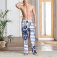 thumbnail image 2 of Fotbe Turtle with Blue Stones Pantalones de Pijama para Hombre, Pantalones de Dormir, Pantalones de Casa con Cintura Ajustable y Bolsillos-X-Large, 2 of 6