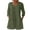 Green, variant on Summer Fashion Plus Size 3/4 Sleeve Tops for Women Solid Cotton And Linen Casual V-Neck