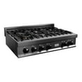 thumbnail image 2 of ZLINE 36 in. Porcelain Rangetop in Black Stainless with 6 Gas Burners (RTB-36), 2 of 8