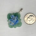 thumbnail image 4 of Ribbit Lapis Frog On Aventurine Lily Pad Sterling Silver Pendant | 1 1/4" Long |, 4 of 11